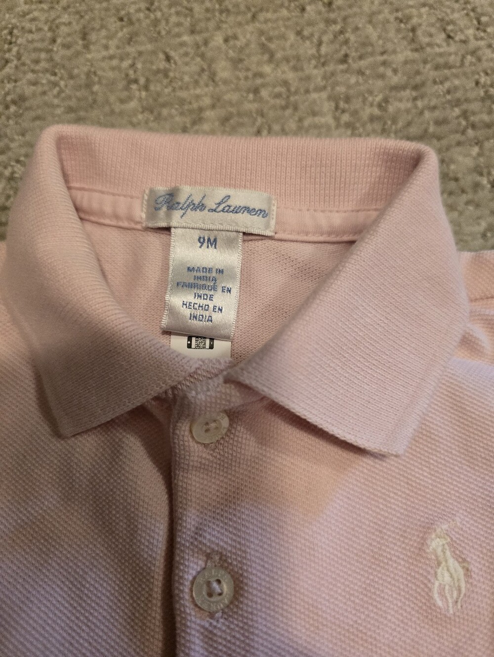 Ralph Lauren Light Pink Polo Peplum Dress - Picture 2 of 5